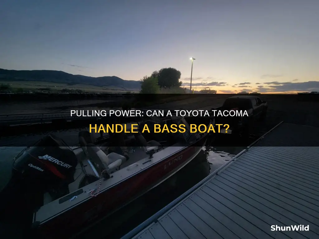 will a toyota tacoma pull a bass boat