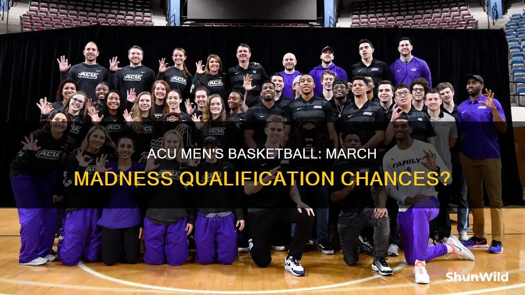 will acu mens basketball qualify form march madness