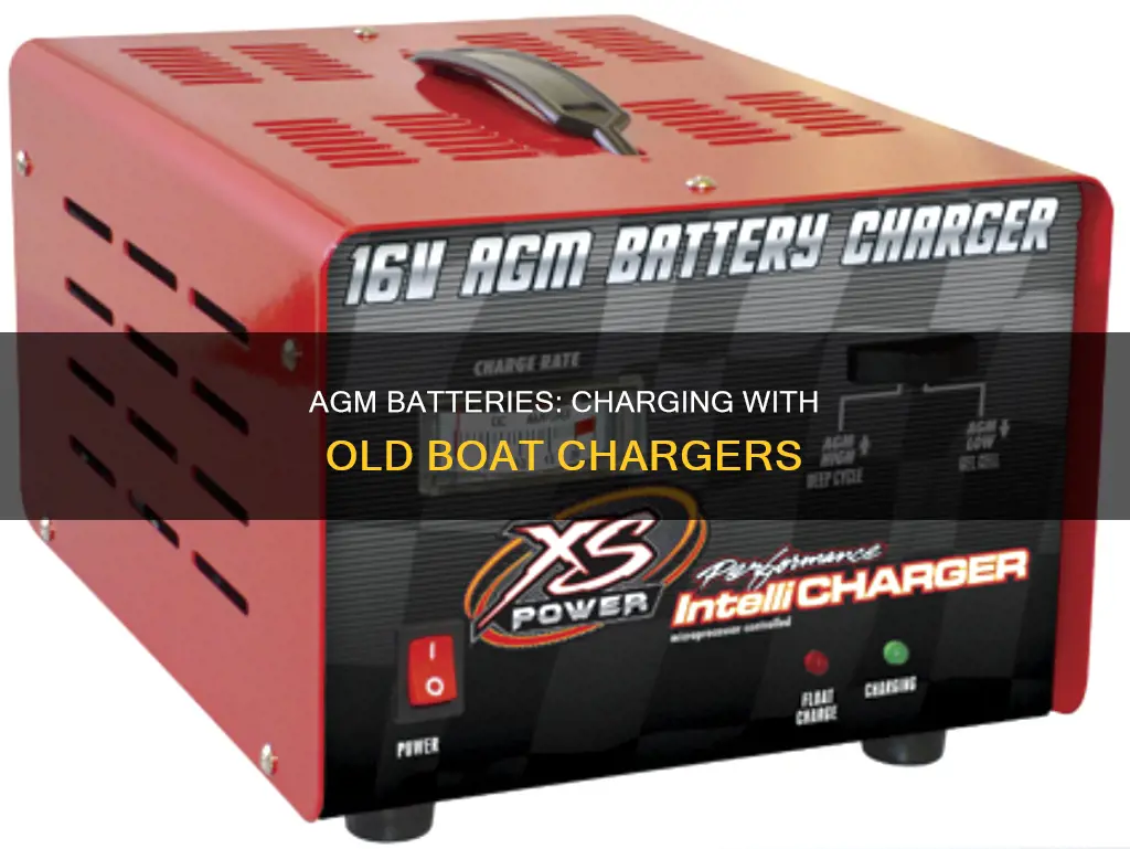 will agm batteries charge on old boat chargers