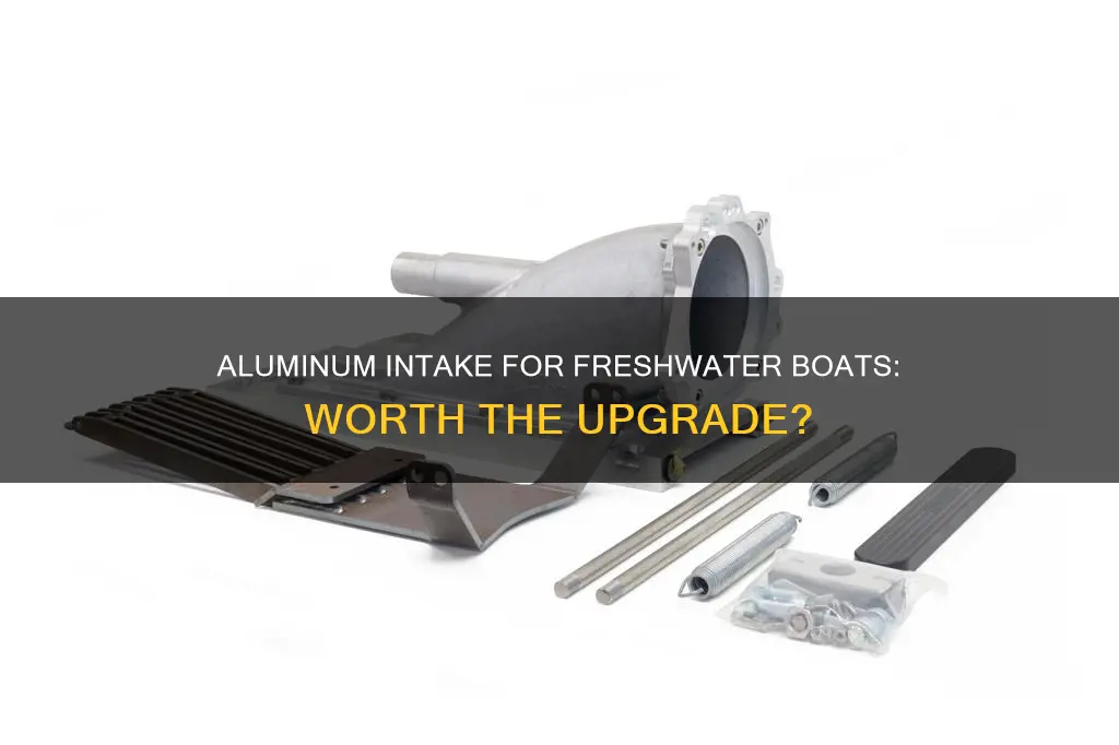 will an aluminum intake work on freshwater boat