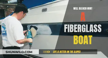 Does Bleach Damage Fiberglass Boats?