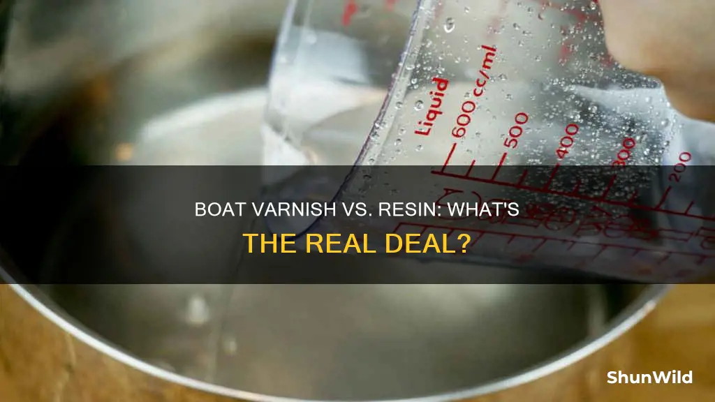 will boat varnish work like resin