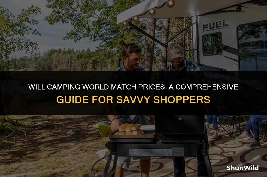 will camping world match prices