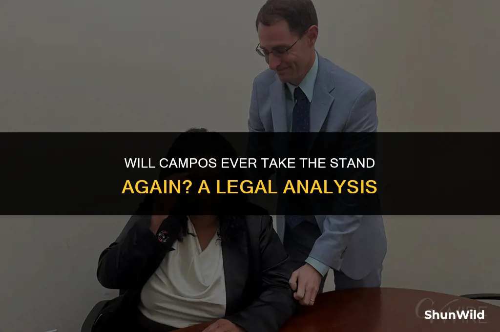 will campos ever testify again