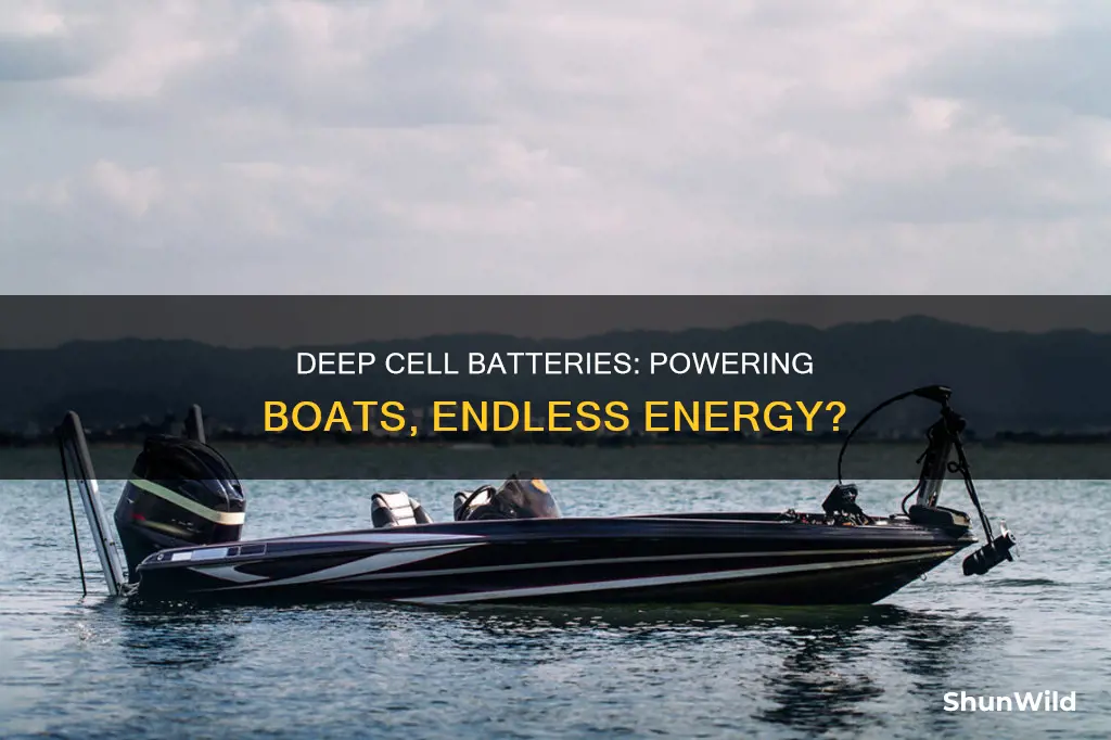 will deep cell work on boat
