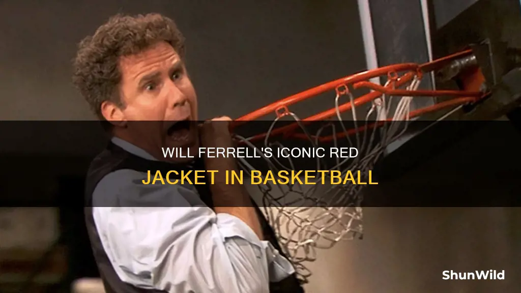 will ferrell red jacket basketball