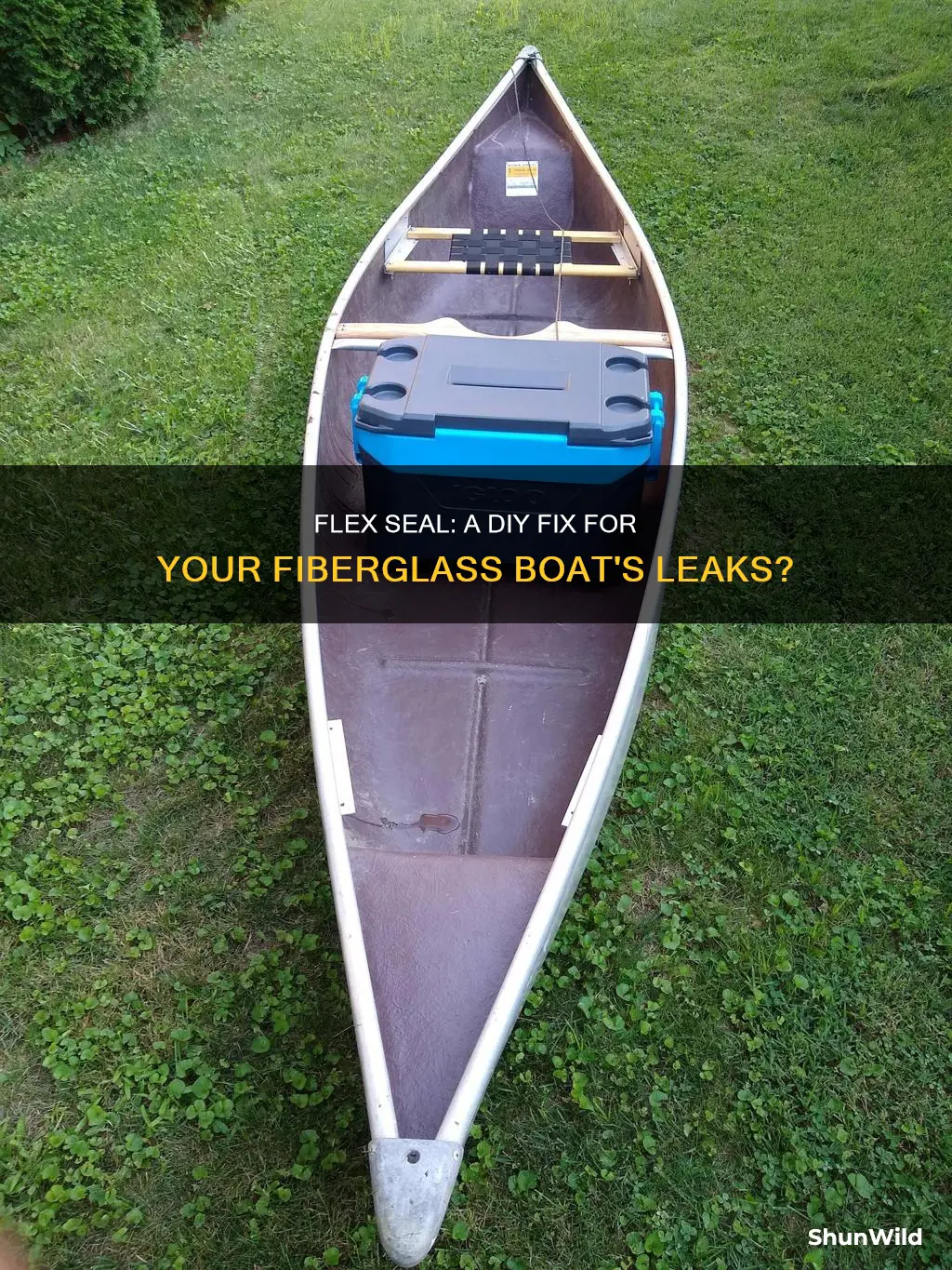 will flex seal work on a fiberglass boat