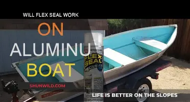 Does Flex Seal Work on Aluminum Boats?