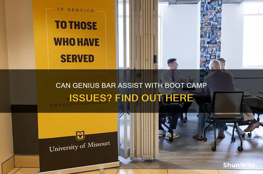 will genius bar help boot camp