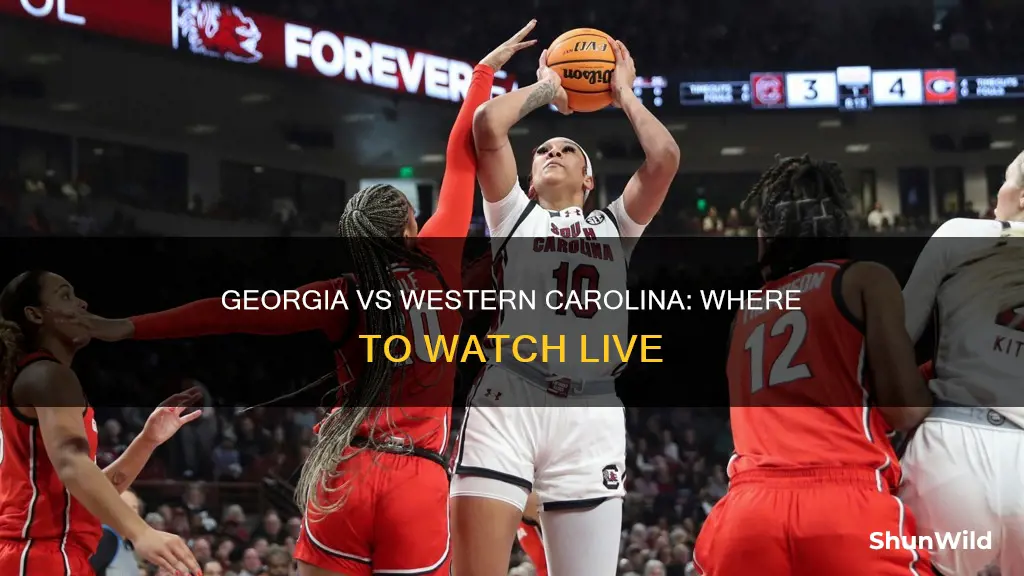 will georgia vs western carolina basketball be on tv tonight
