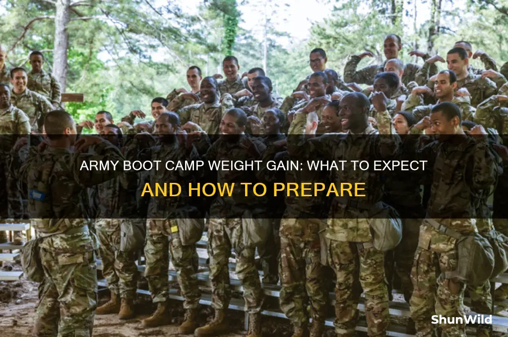 will i gain weight in army boot camp