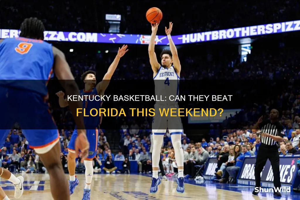 will kentucky basketball beat florida saturday