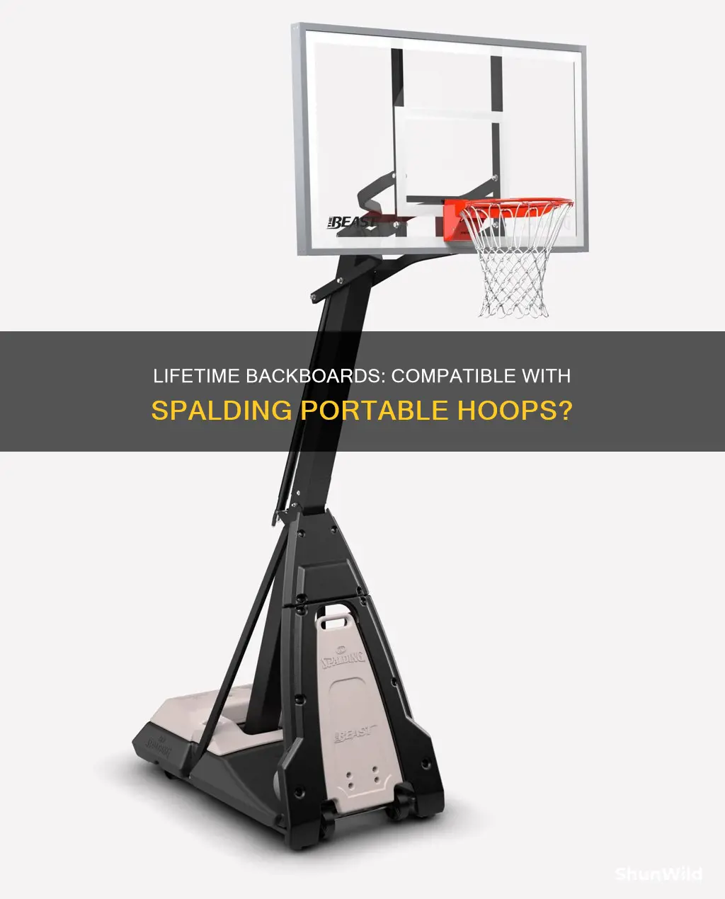will lifwtimebackboards fit spalding portable basketball