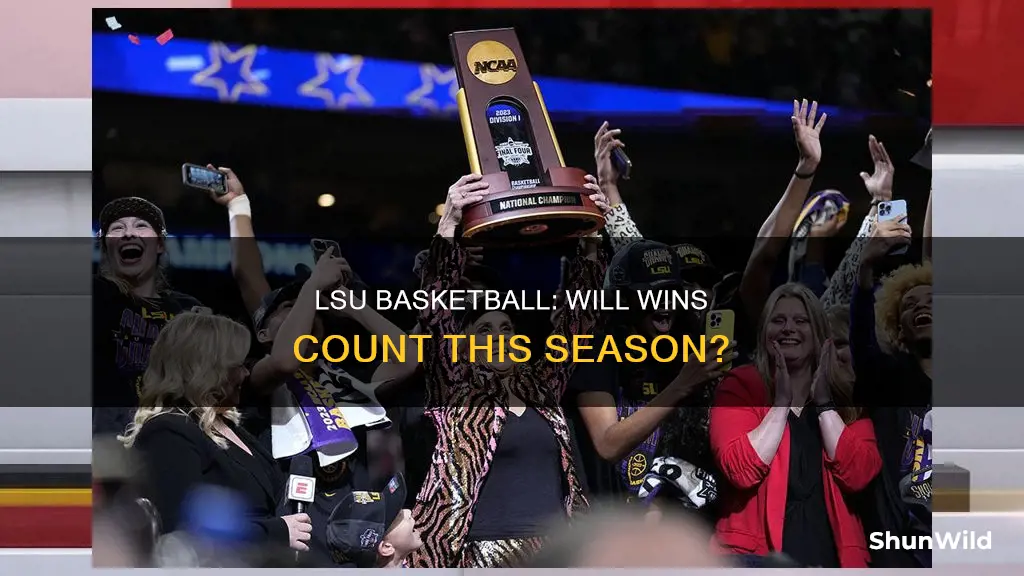 will lsu basketball wins count