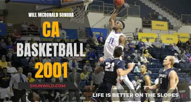 Sonora CA Basketball: Will McDonald's Legacy