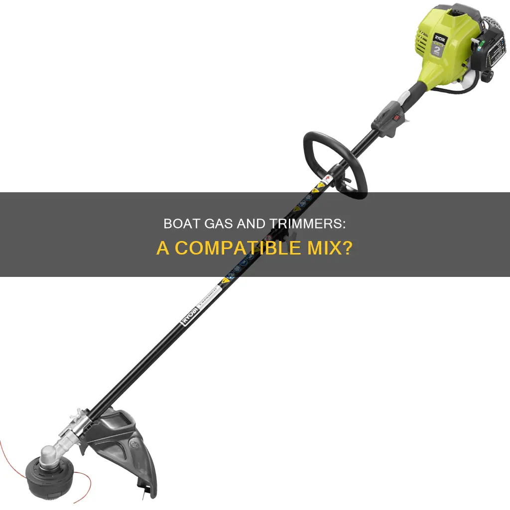 will mixed boat gas work in a trimmer
