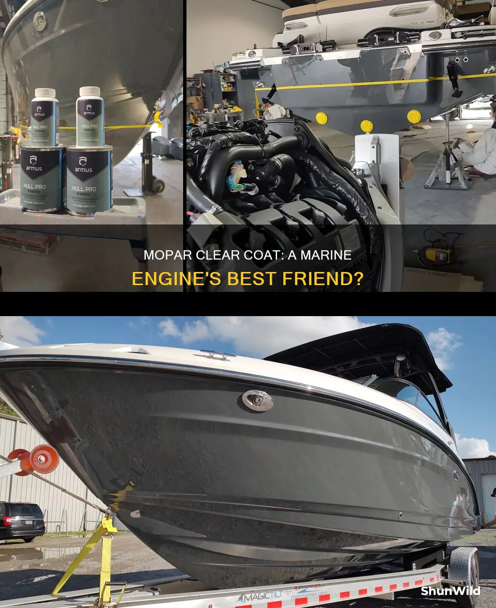 will mopar clear coat work on boat engines