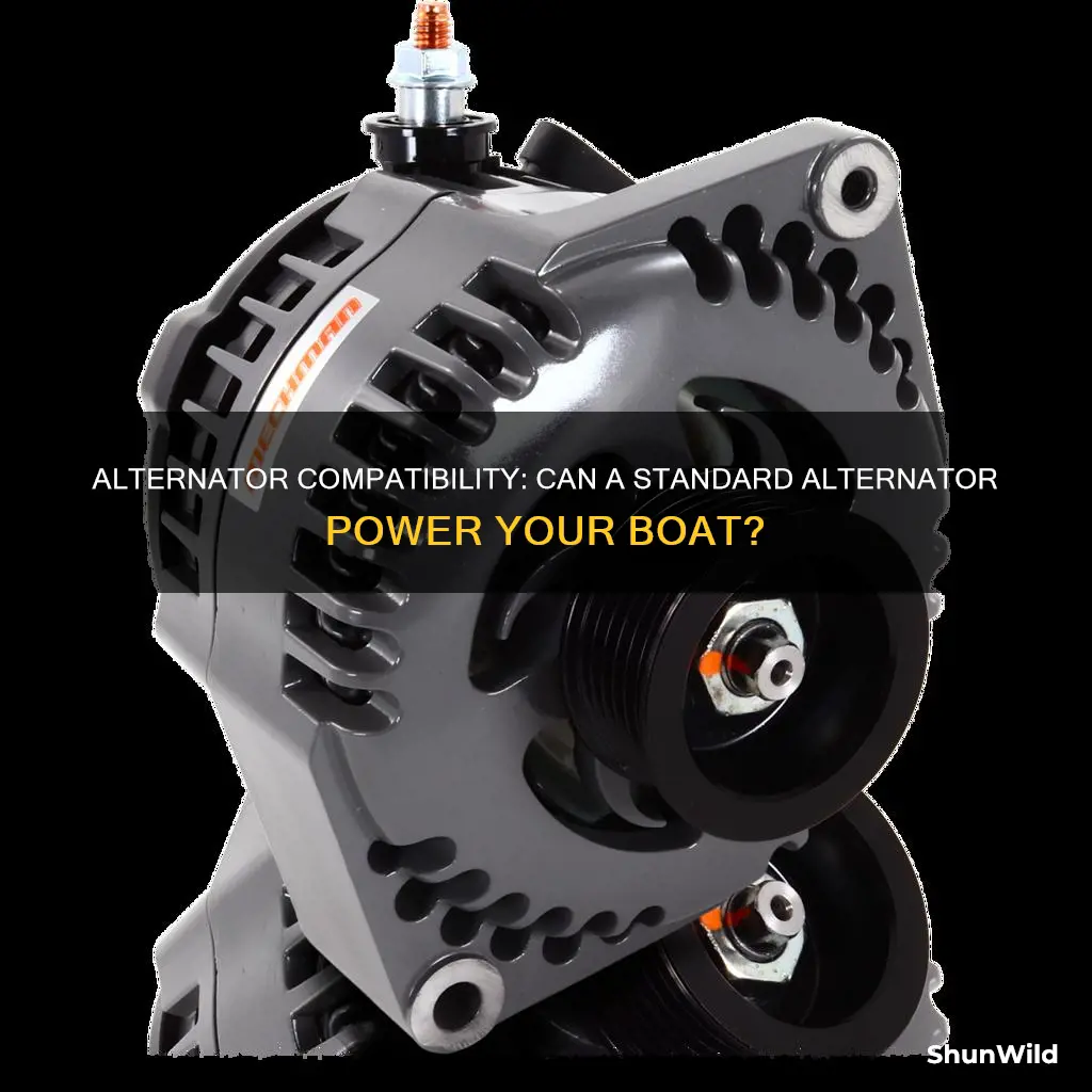 will normal alternator work for boat