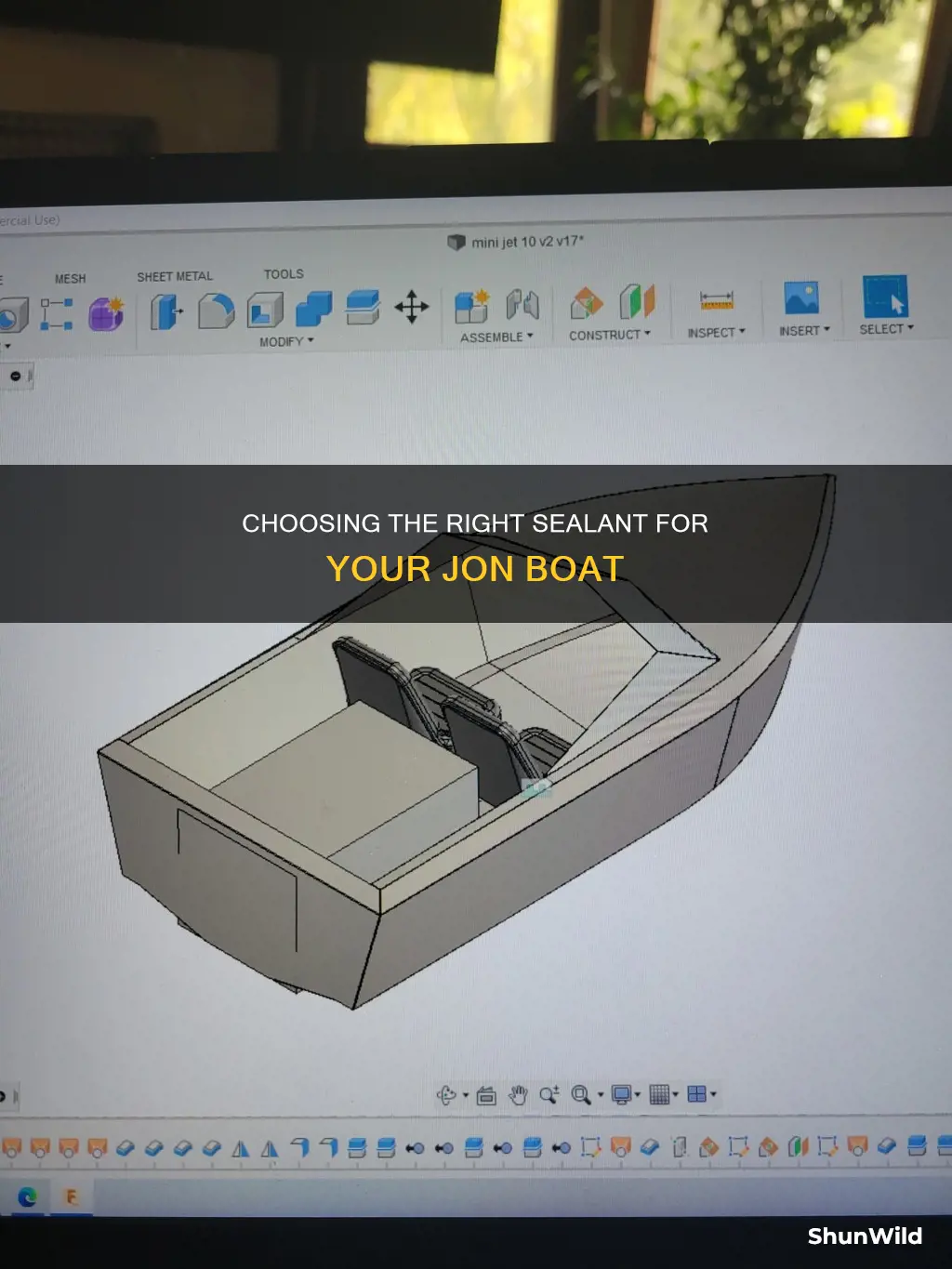 will outside sealant work on my jon boat