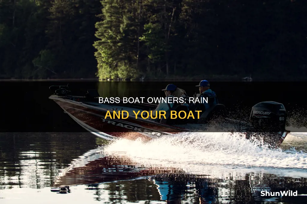 will rain hurt my bass boat