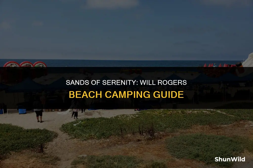 will rogers beach camping