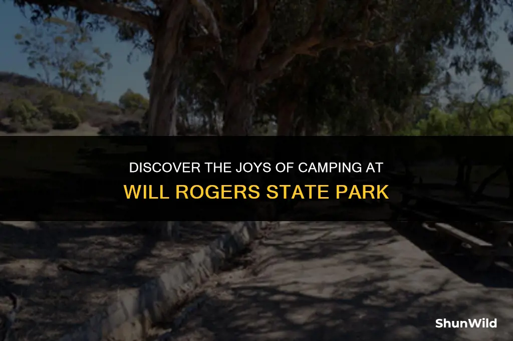 will rogers state park camping