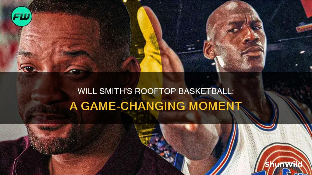will smith rooftop basketball