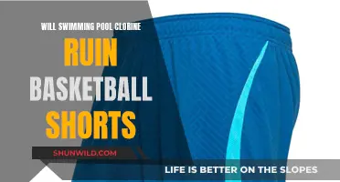 Chlorine's Effect on Basketball Shorts: A Swimming Pool Mystery