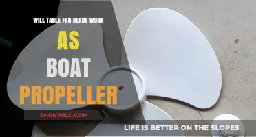 Can Table Fan Blades Replace Boat Propellers?