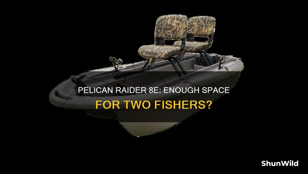 will the pelican raider 8e bass boat hold 2 people