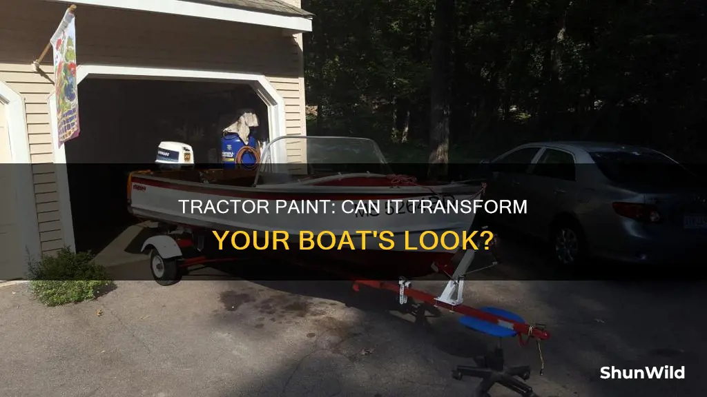 will tractor paint work on a boat