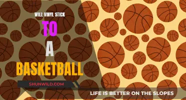 Vinyl Sticking to Basketballs: A Possible Customization?