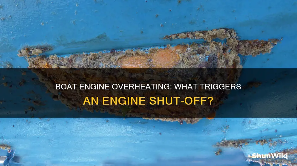 would a boat engine cut off when overheating