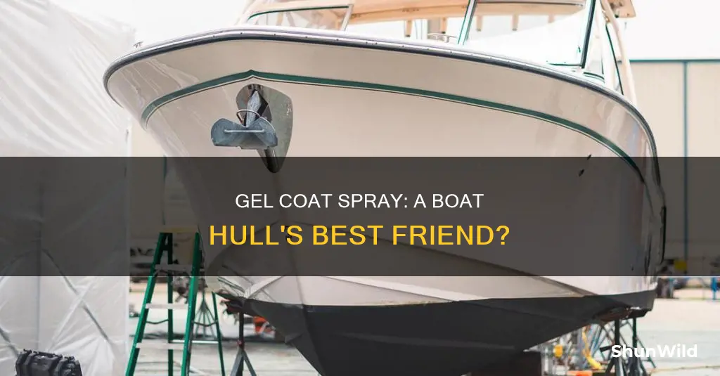 would gel coat pray work on hull of boat